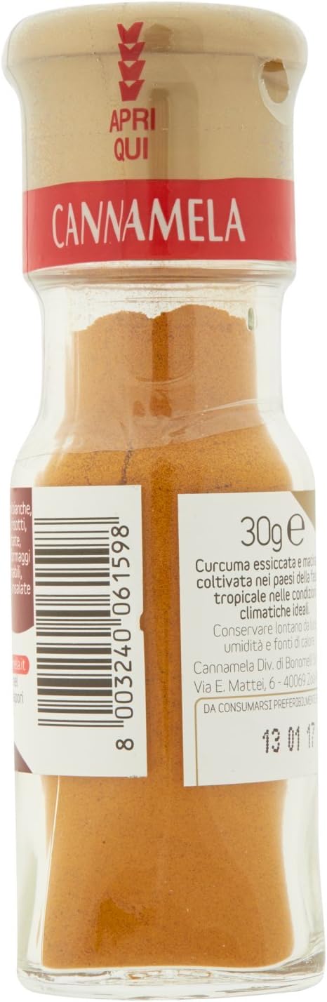 Cannamela Oro Curcuma Macinata, 30g