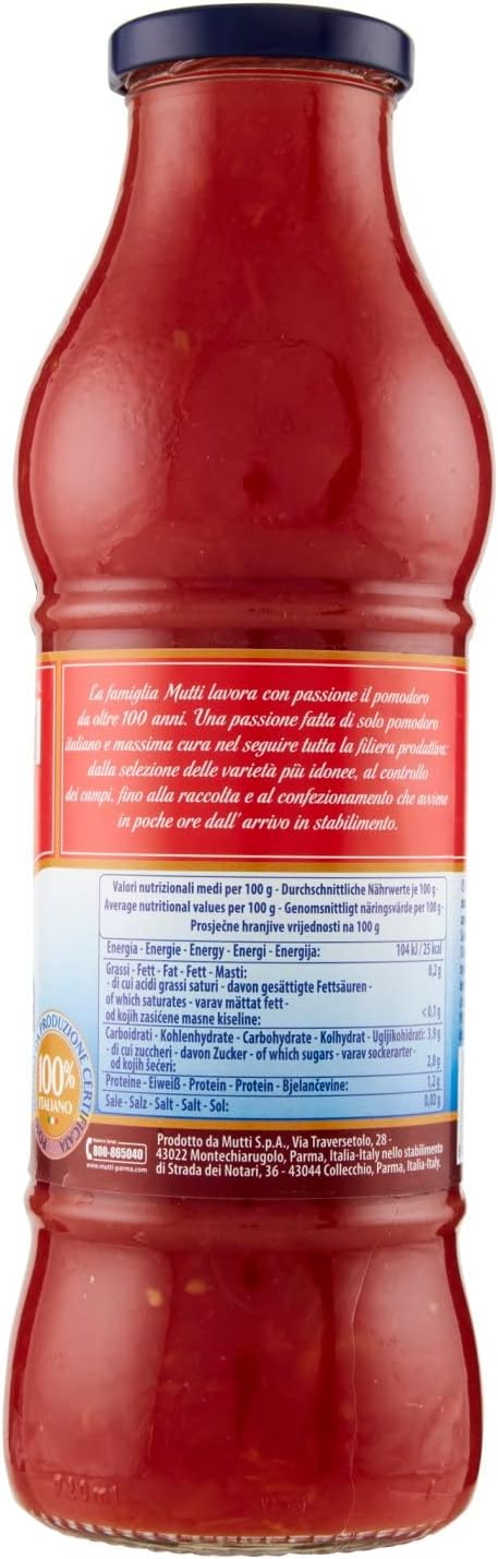 Mutti Polpa a Pezzi di Pomodoro, 690g