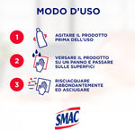 Smac - Brilla Rame, Detergente Crema, Lucida e Protegge dall'Ossidazione, 250 ml x 3 Pezzi