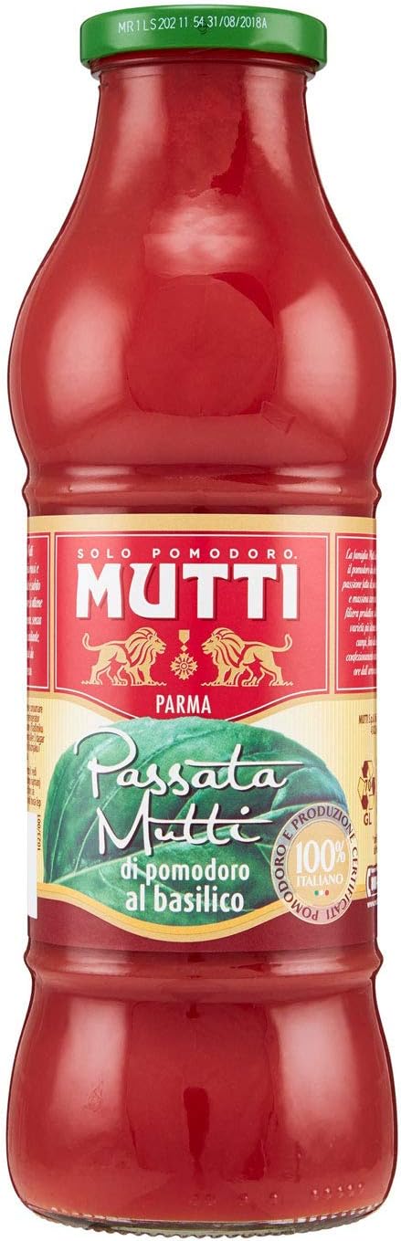 Mutti Passata di Pomodoro al Basilico, 700g