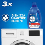Napisan Additivo Igienizzante Lavatrice, Additivo Liquido per Bucato, Multi Azione, Formato Famiglia, Flacone da 2.4 Litri, 2400 millilitro, 1