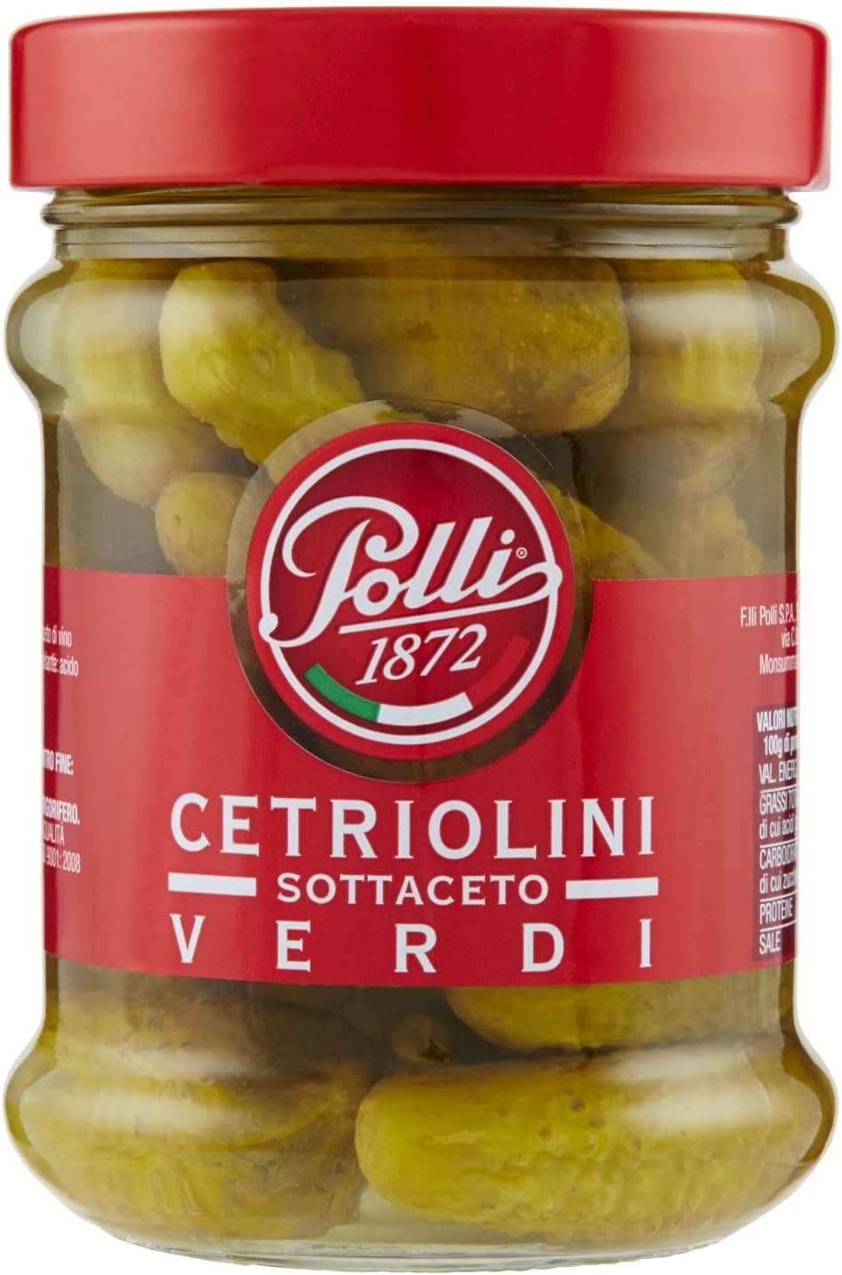 Polli Cetriolini Verdi Sottaceto - 300 g