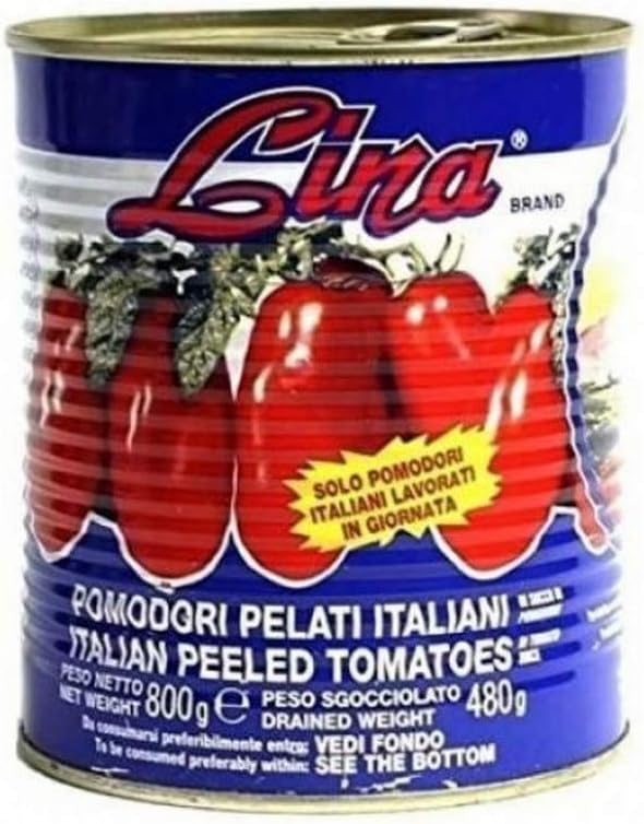 Pomodori pelati italiani, barattolo da 800 gr, lavorati in giornata