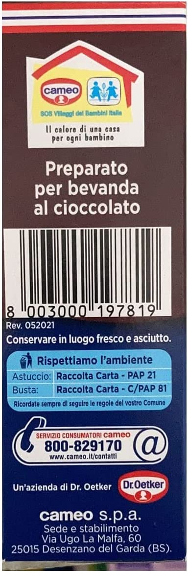 Cameo Ciobar Extra con Scaglie di Cioccolato Preparato per bevande al cioccolato con fiocchi di cioccolato 100 g