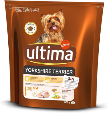 Ultima Cibo per Cani Mini Yorkshire con Pollo, 800 g