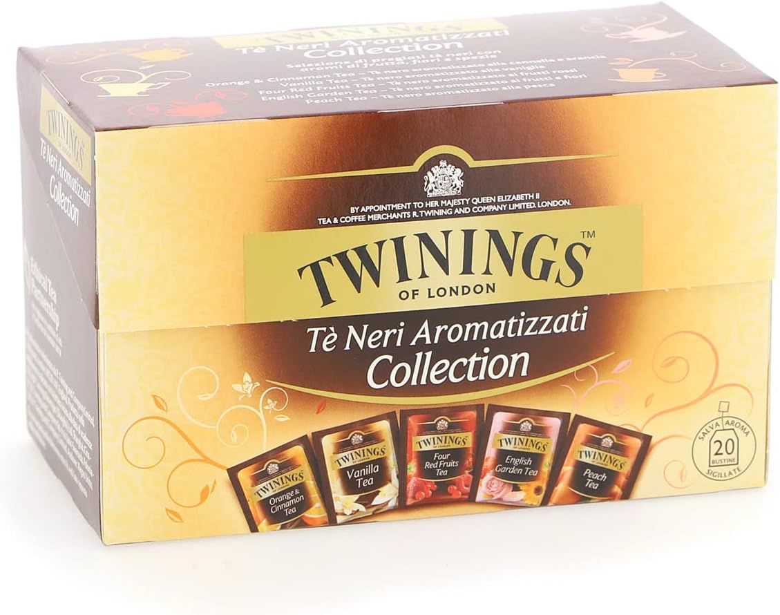 TÈ NERI AROMATIZZATI AI FRUTTI Collection Twinings, 20x2g