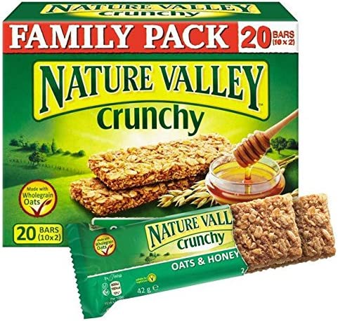 Nature Valley Crunchy Granola Bars Oats & Honey Family Pack 10 x 42g