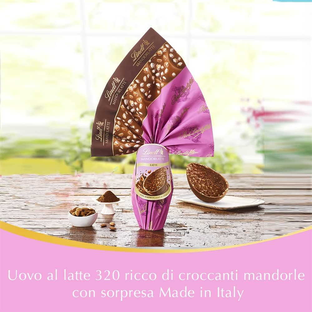 Lindt Uovo Latte Mandorla, 320g