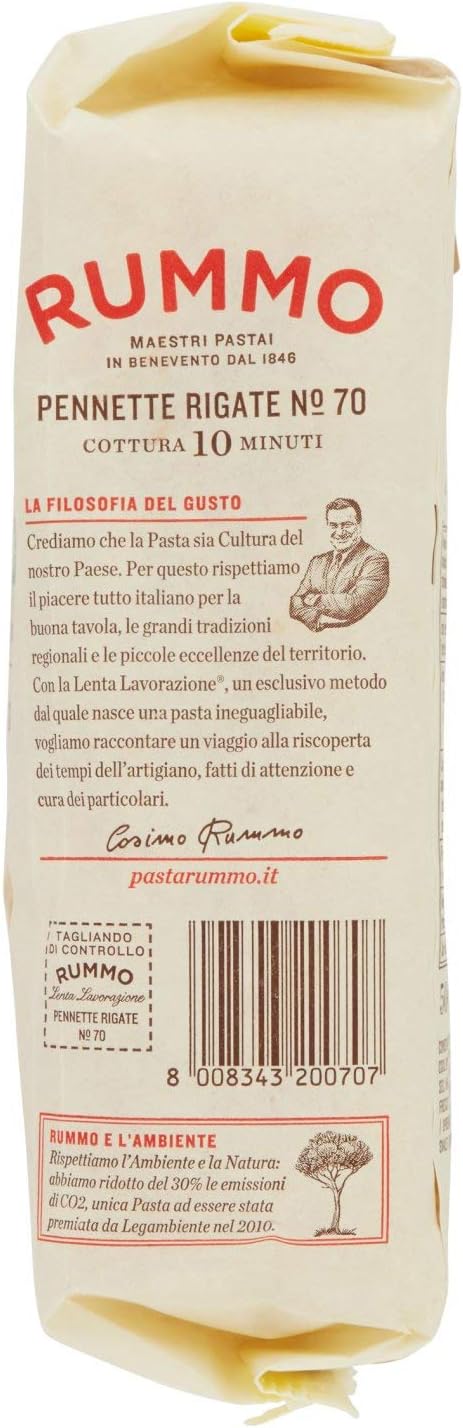 Rummo Pennette Rigate - 500 Gr