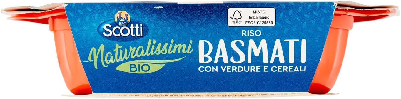 Riso Scotti Riso Basmati Con Verdure E Cereali Bio, 180g