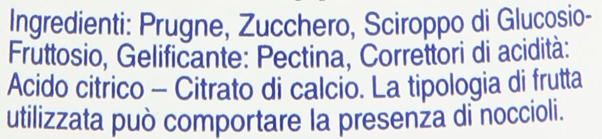 Santa Rosa - Prugne, Confettura, 600 g - [confezione da 6]