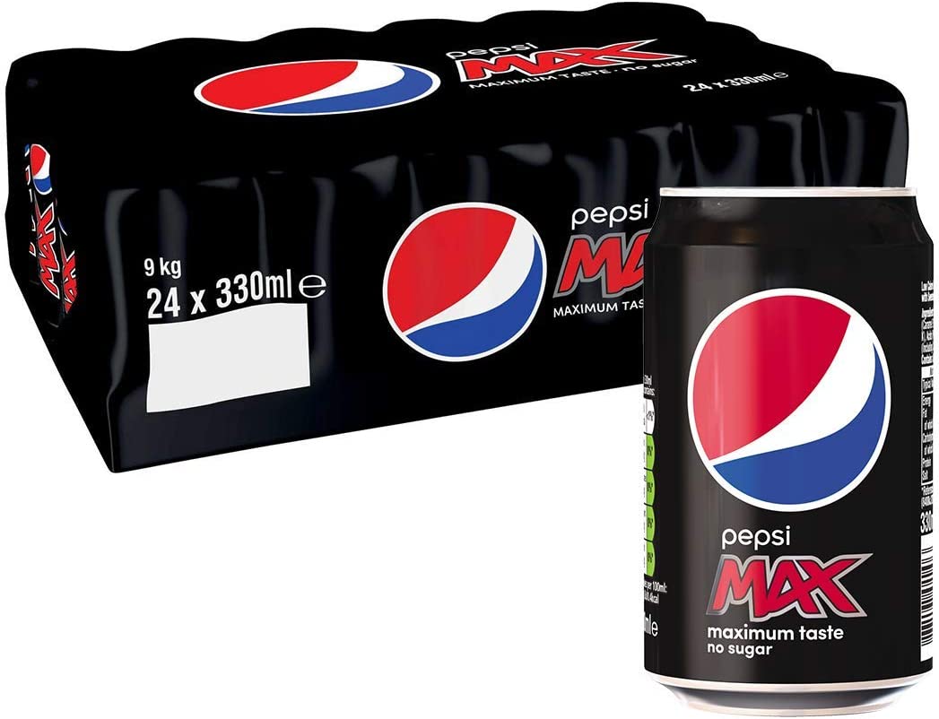 Pepsi Max Zero Zucchero - 24 lattine da 330 ml