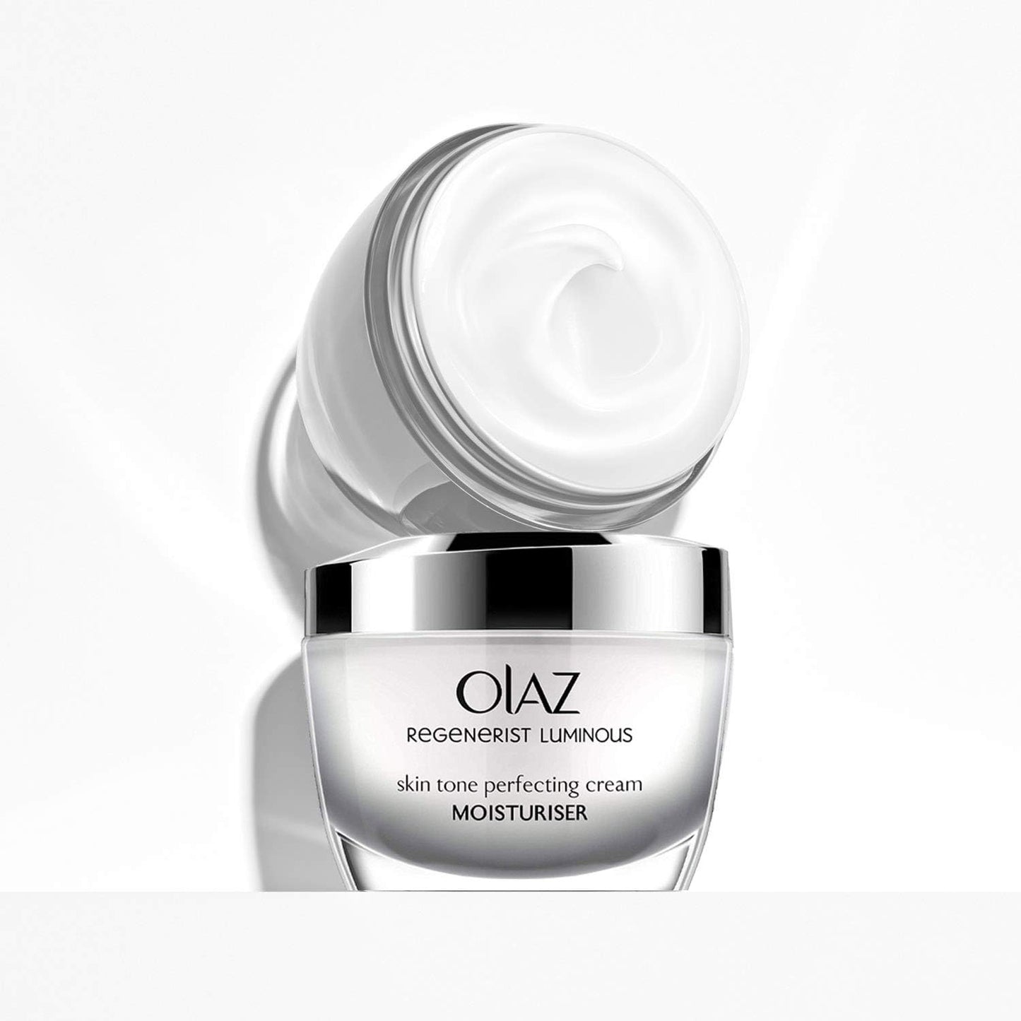 Olaz Regenerist Luminous Crema Viso Antirughe e Antimacchie, Corregge le Macchie Solari, Idrata e Illumina la Pelle, Ottima Base Trucco, Formula Avanzata con Niacinamide e Glicerina, 50 ml