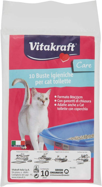 Vitakraft Buste Igieniche per Toilette dei Gatti, Confezione da 10