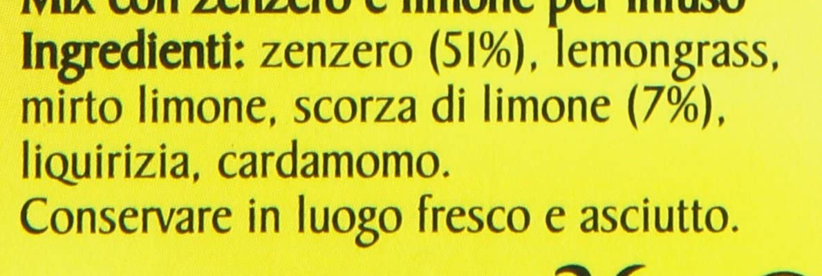 Pompadour Zenzero Limone, 20 Filtri, 36g