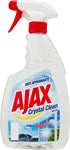 Ajax - Detersivo Crystal Clean, per Vetri, Con Ammoniaca, 100% Anti-Alone - 6 pezzi da 750 ml [4500 ml]