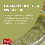 Pistì - Crema Spalmabile al Pistacchio - Con Pistacchi Verdi Selezionati, Lavorazione Artigianale, 100% Naturale - 1 kg
