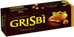 Grisbi L'Originale Biscotti Frolle Croccante Ripiene di Crema alle Nocciole135g