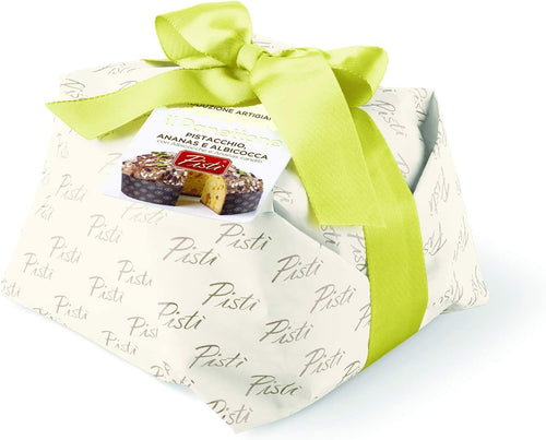 Panettone Artigianale al Pistacchio Siciliano, Ananas e Albicocca 750 g