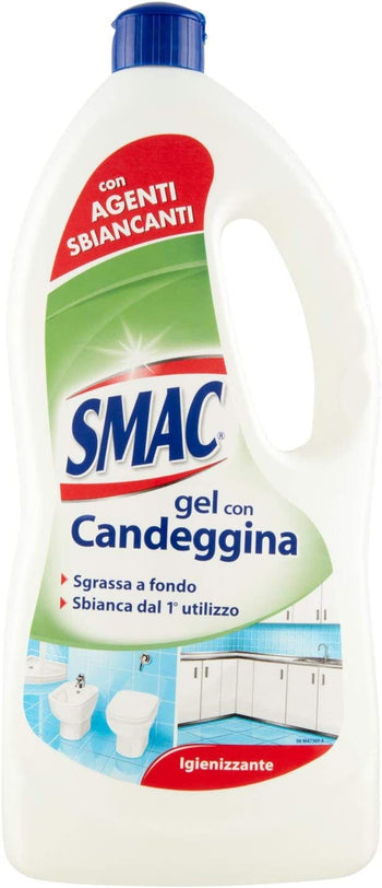 Smac Gel con Candeggina, con bicarbonato attivo - 3 pezzi da 850 ml [2550 ml]