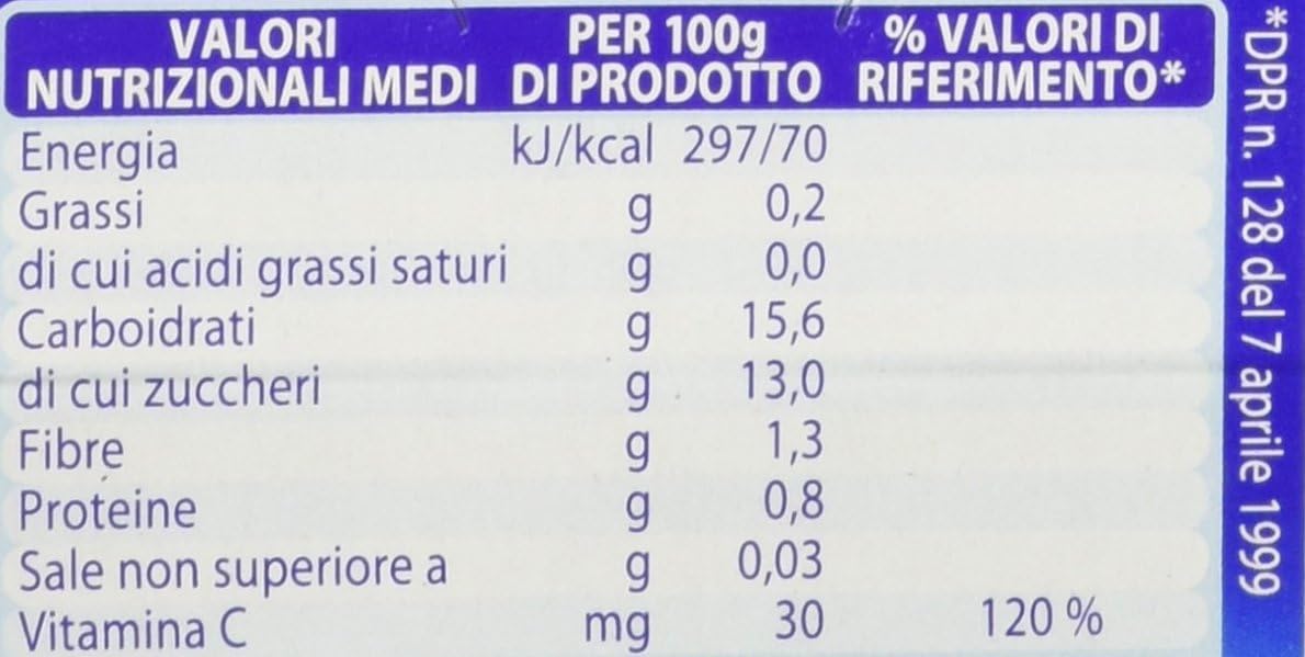 Mellin Omogeneizzato Banana Kiwi - 24 Vasetti da 100 g