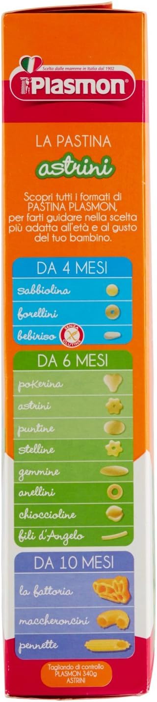 Plasmon Pastina Astrini, 12 x 340 g
