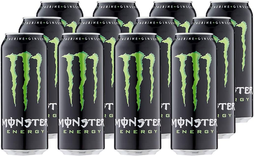 Monster Energy Lattina, Energy Drink, Energia, Eccitante, con Taurina e Caffeina 0,5 l