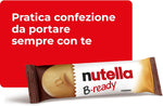 Nutella B-ready - 36 Snack Dolci Monoporzione, Croccante Cialda di Pane con un Cremoso Ripieno di Nutella, Dispenser da 792 gr