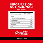 Coca-Cola Zero Zuccheri – 6 Bottiglie da 1.5 L, Tutto il Gusto della Formula Coca-Cola Senza Calorie, in bottiglia PET 100% Riciclabile, Bevanda Analcolica con Edulcoranti