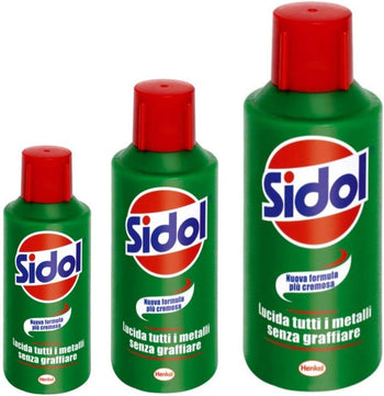 Henkel - Set di 3 Sidol Metallpolitur da 75 ml, 150 ml, 250 ml