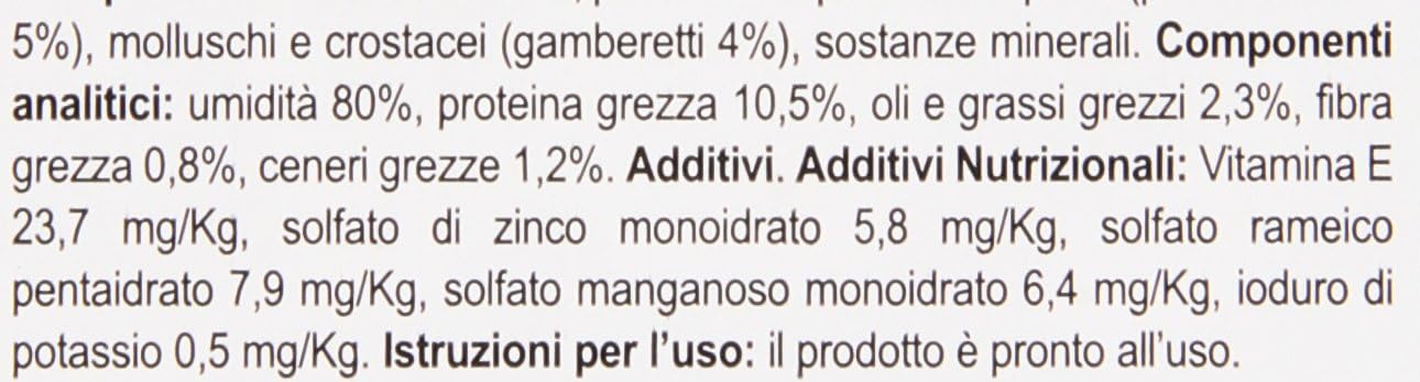 Migliorgatto Sterilized Cibo Umido per Gatti con Pesce Azzurro e Gamberetti, 100g