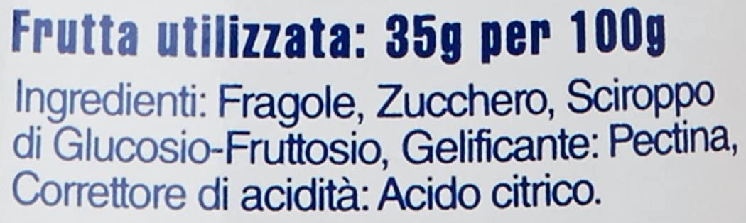 Santa Rosa Confettura di Fragole, 600g