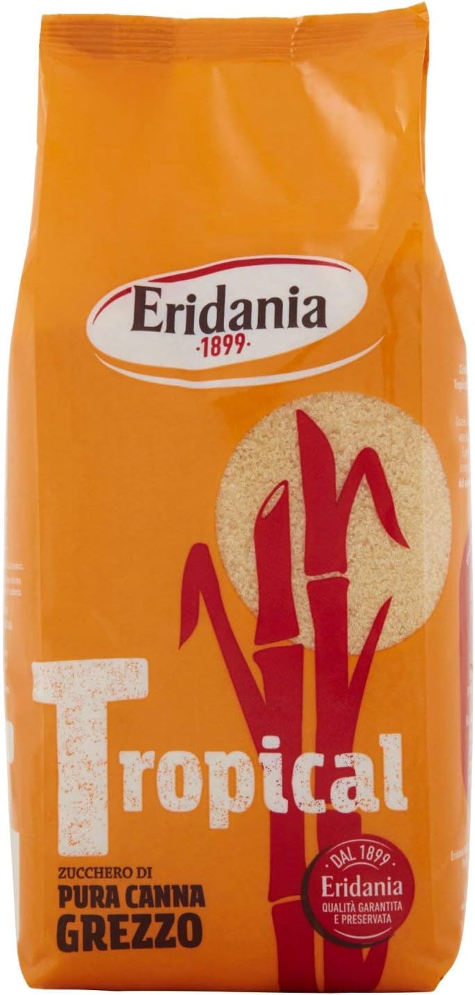 Eridania Tropical Zucchero Bruno di Pura Canna, 1kg