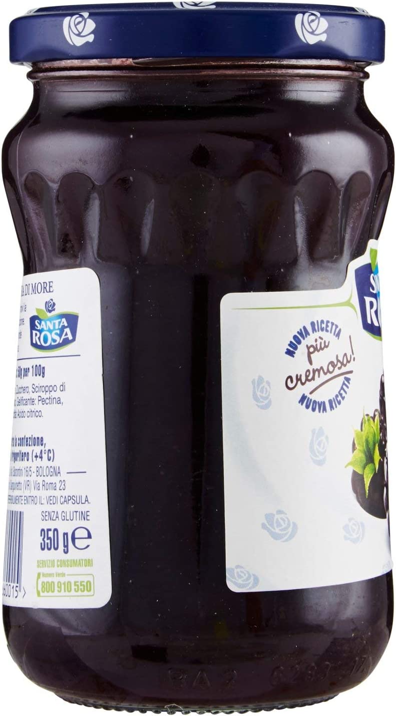 Santa Rosa - Confettura Extra, More Di Rovo - 6 pezzi da 350 g [2100 g]