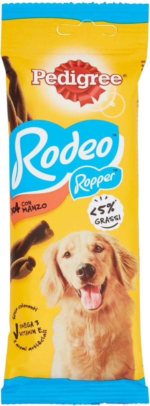 Pedigree Ropper Saporite Trecce Masticabili con Manzo - 4 Pezzi (70 gr)
