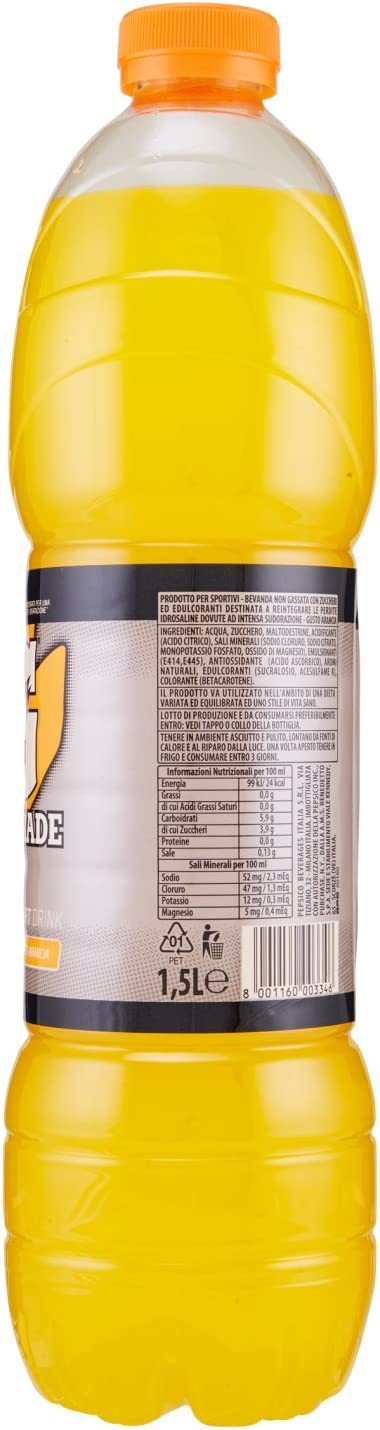 Gatorade Sport Drink, gusto arancia - 1.5 L