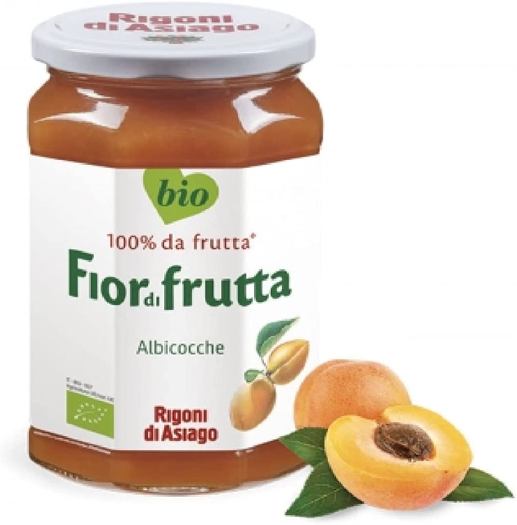 CONFETTURA RIGONI DI ASIAGO ALBICOCCHE 800 GR FIORDIFRUTTA BIOLOGICO MARMELLATA