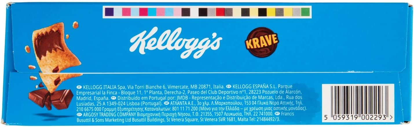 Kellogg's Choco Krave Cerali, Cioccolato al Latte, 410g