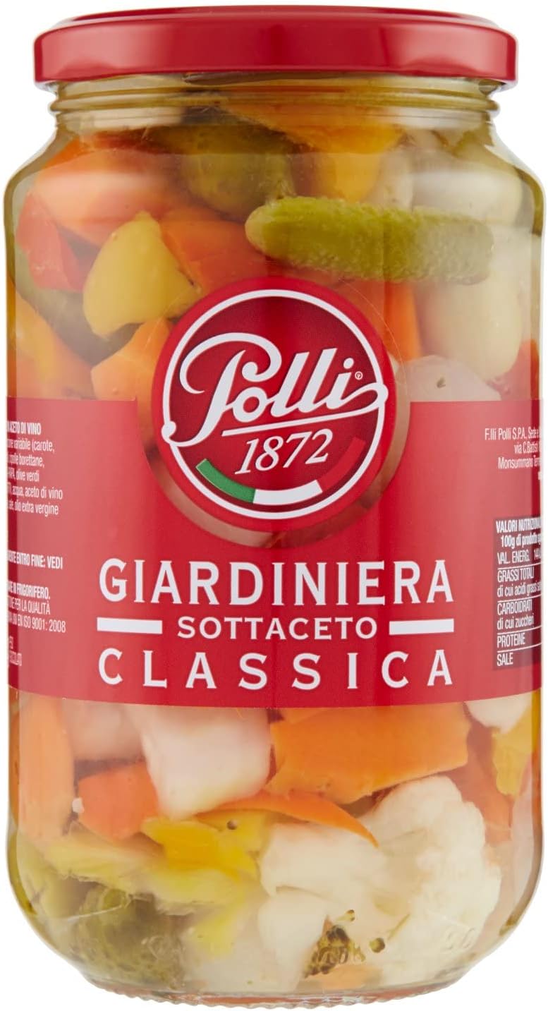 Polli Classica Giardiniera Sottaceto - 560 g