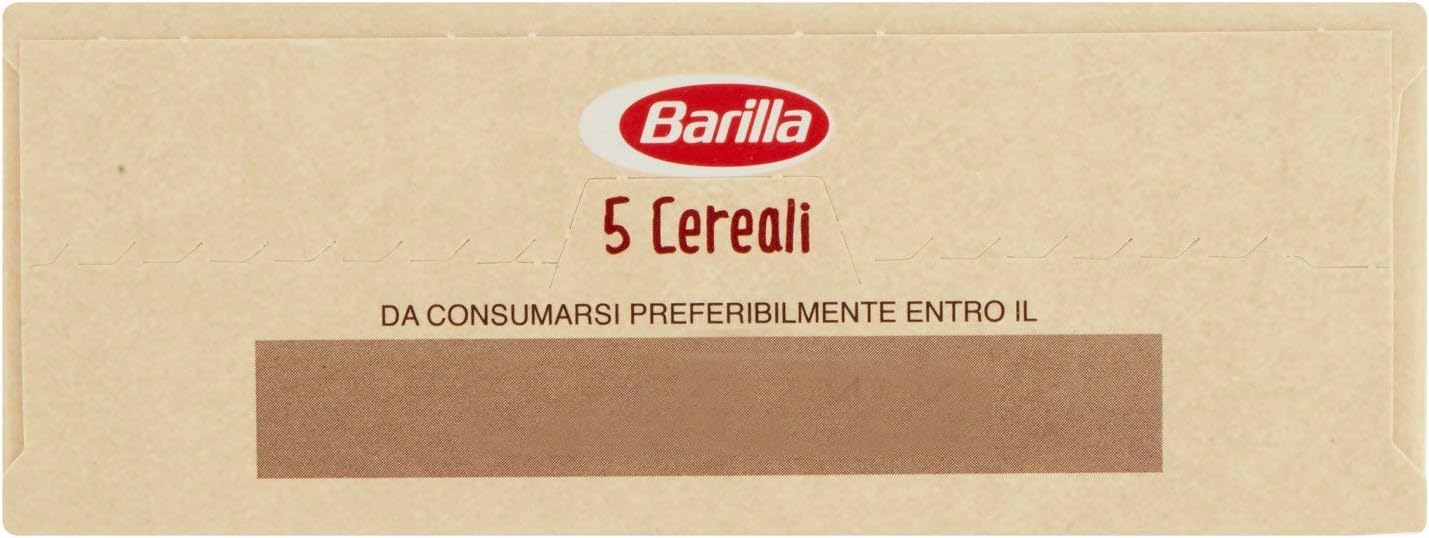 Barilla Mix 5 Cereali con Riso Rosso, Fonte di Fibre, 400g