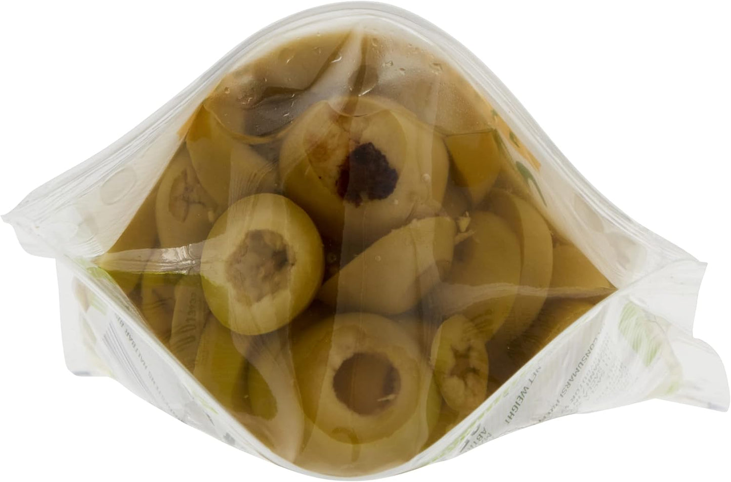 Saclà, OlivOlì, Olive Verdi a Rondelle, Ideali per Insalate e per Arricchire i Tuoi Piatti, Busta, 185g (85g sgocciolato), Confezione da 24 pezzi