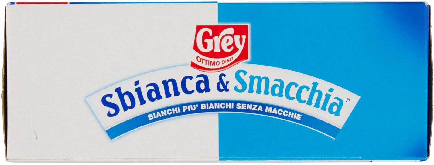 Grey Sbianca e Smacchia Buste Detergente, 10 Pezzi