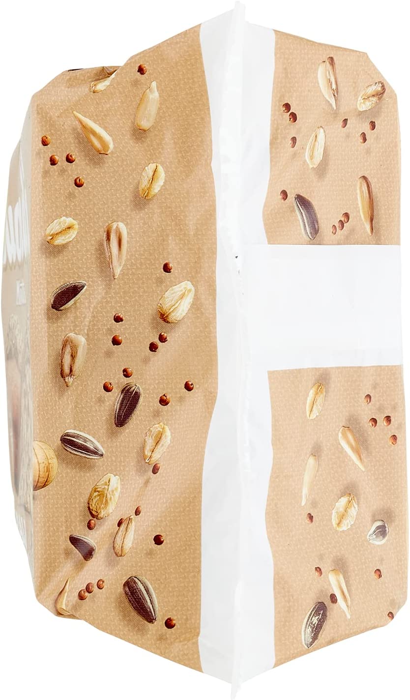 Buondì Integrale per la tua Colazione Golosamente Integrale - Impasto con 22 Ore di Lenta Lievitazione Naturale con Farina 100% Integrale - 6 Merendine Confezionate Singolarmente