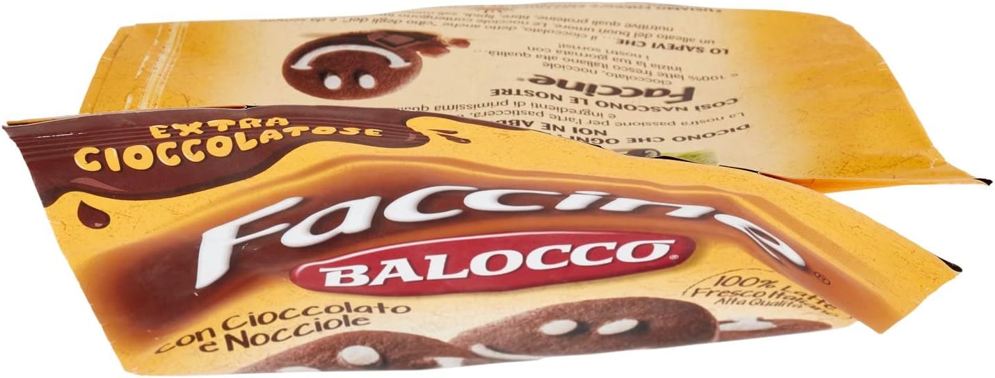 Balocco Faccine con Cioccolato e Nocciole, 700g