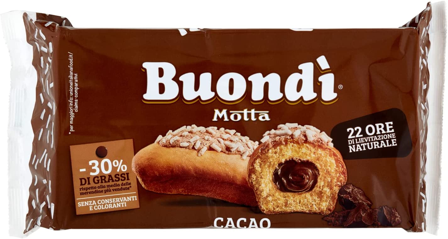 Buondì Motta Merendine con Crema di Cacao