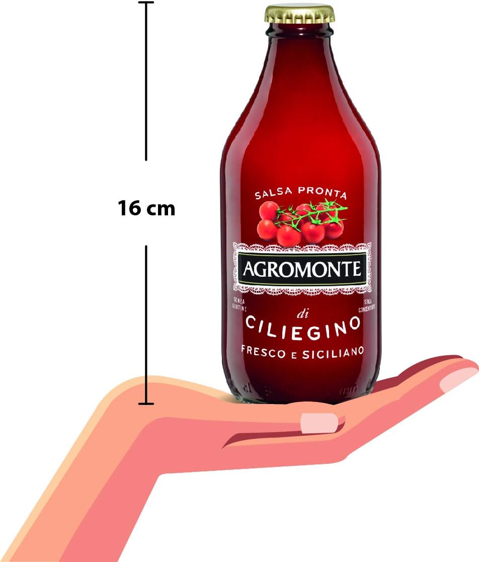 AGROMONTE Salsa Pronta di Pomodoro Ciliegino 330 g