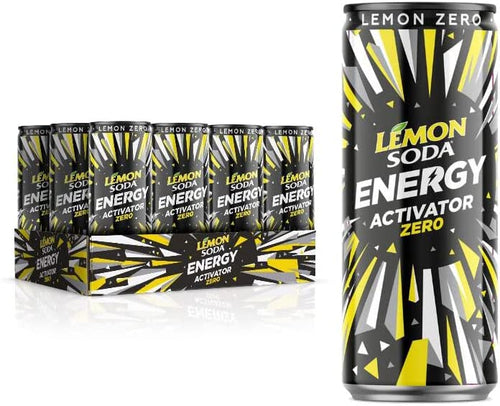 Lemonsoda Energy Activator Zero Lemon Original 33cl (6 Lattine)