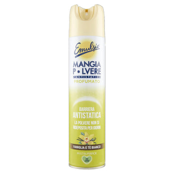 Emulsio 0266113 Mangiapolvere Vaniglia e Tè Bianco, 300 ml