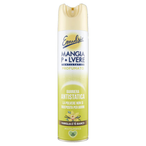 Emulsio 0266113 Mangiapolvere Vaniglia e Tè Bianco, 300 ml