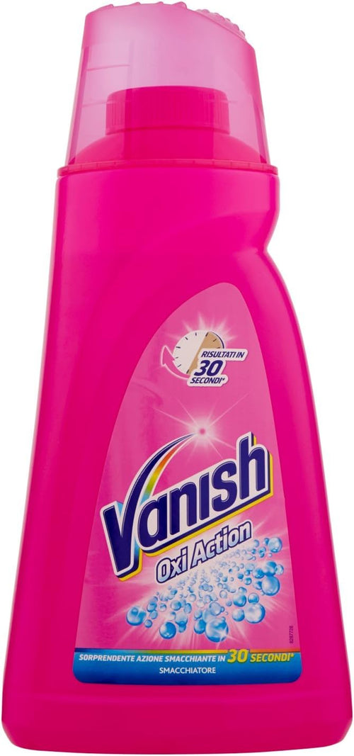 Vanish Oxi Action Gel Rosa, Smacchiatore per Capi Colorati, 1000ml